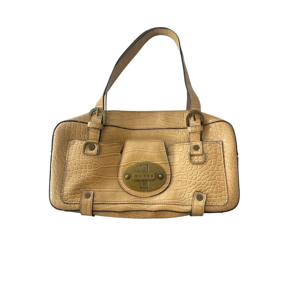 Vintage Guess Y2K Shoulder Bag Purse Logo Medium Rare